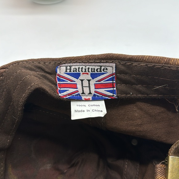 Hattitude Distressed Rose Baseball Hat Adjustable HT6255 - Picture 5 of 5